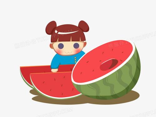 吃瓜图片卡通情侣,甜蜜互动萌翻网友